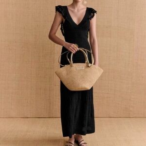 Sézane Aphrodite Dress in Black